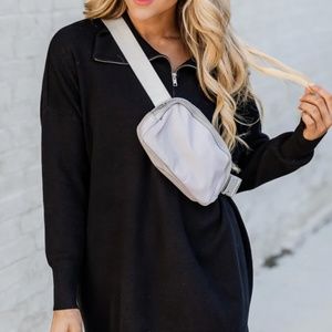 New Pink Lily belt bag